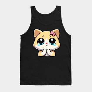 Just A Cat With A Coquette Cute Tank Top